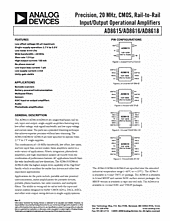 DataSheet AD8618 pdf